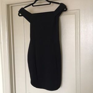 Black Off the Shoulder Dress